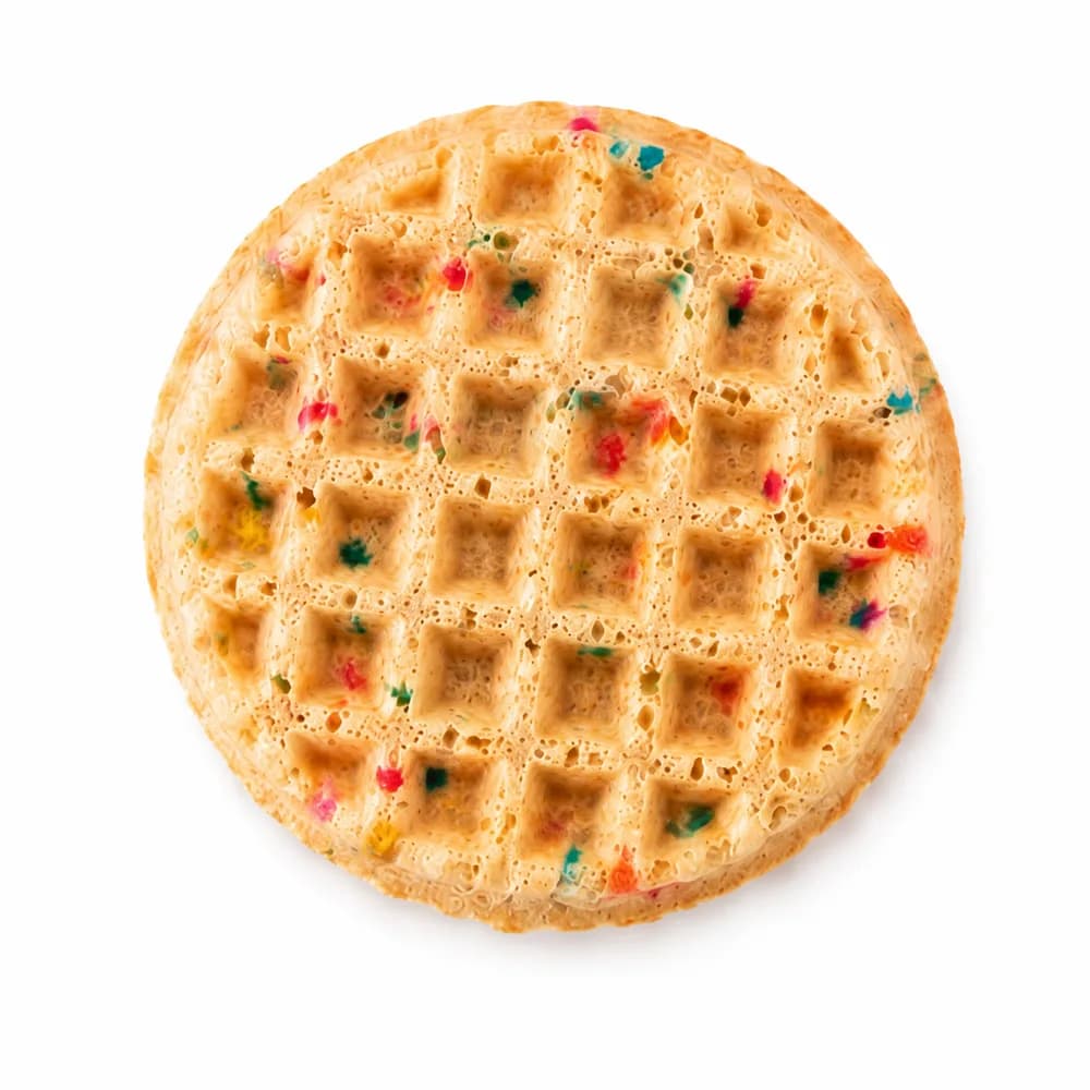 Waffle sabor Birthday Cake
